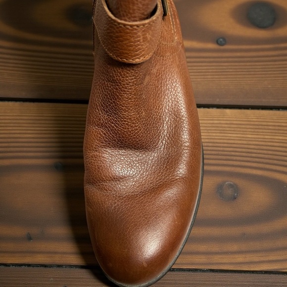 Naturalizer Chestnut Brown Leather Riding Boots 7 Classiccore Americana - Picture 9 of 11